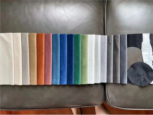 Ткань софы бархата Голландии Felpa ткани драпирования бархата домашней ткани оранжевая